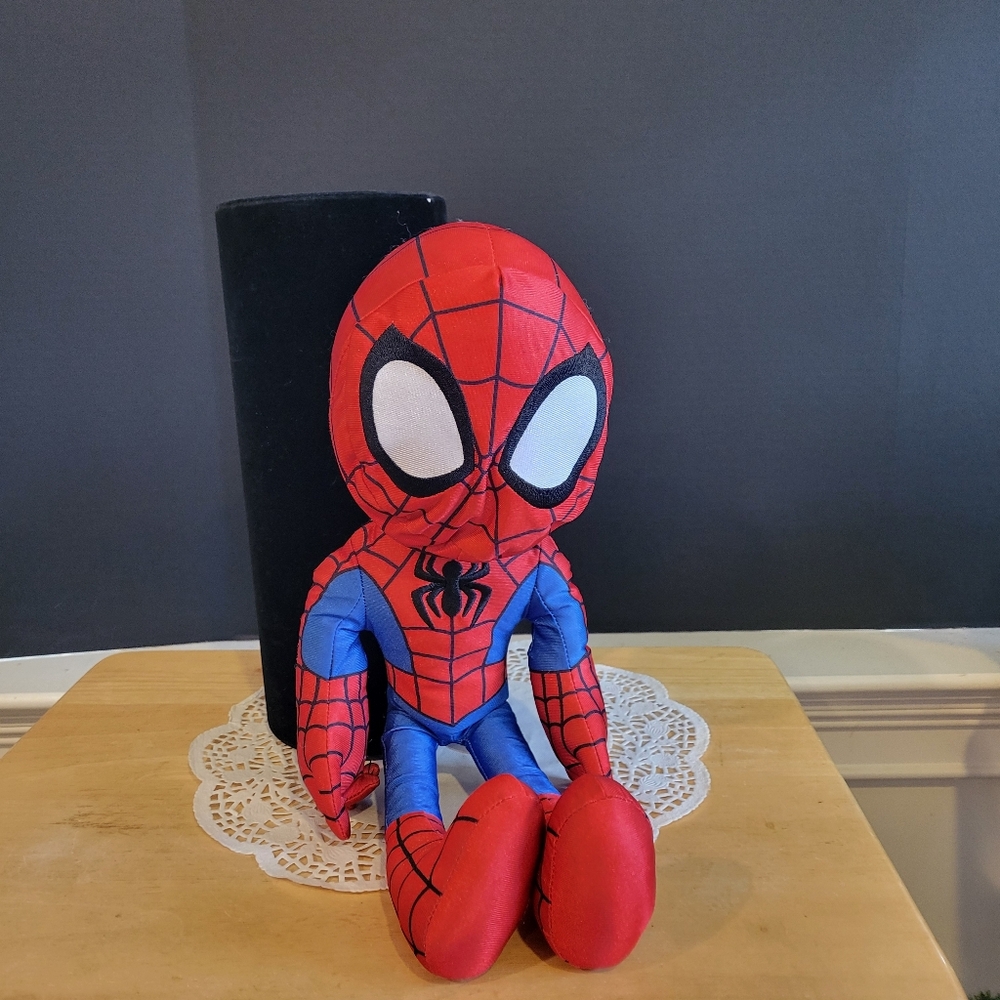 Spider-Man Plush Toy - Red and Blue Talking